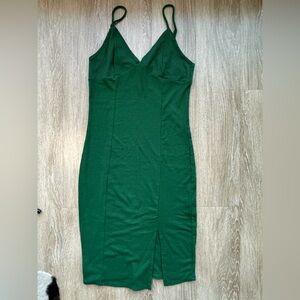 Green Sleeveless Dress